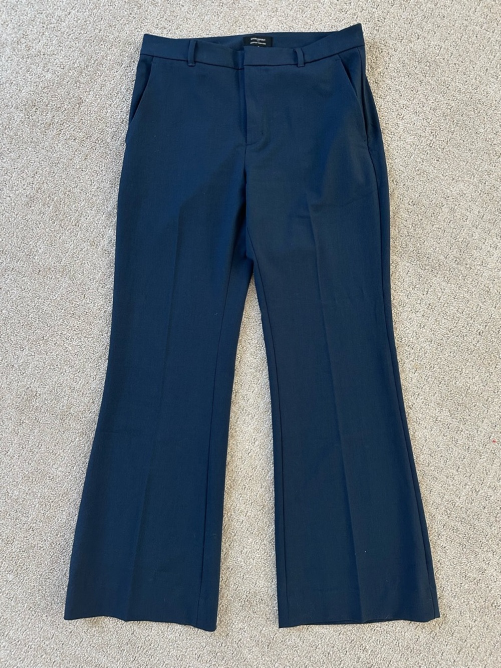 Banana Republic Navy Bootcut High-Rise Pants